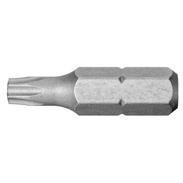 Bit 1/4" L25mm for tamper resistant TORX screws type no. EXR.1